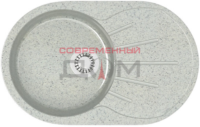 Кухонная мойка Granit MARRBAXX глянц Касандра Z110Q10 (светло-серый)
